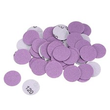 50Pcs 1-Inch Purple Sanding Discs 120 Grit Hook & Loop Sandpaper Mini Size 0.29 per gallon
