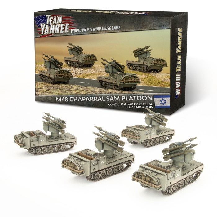 WW3: Israeli M48 Chaparral SAM Platoon - Team Yankee - Brand New Flames of War