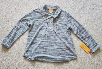 RUBY RD. Womens Petite PS Top Grey New With Tags - NWT - VERY NICE!