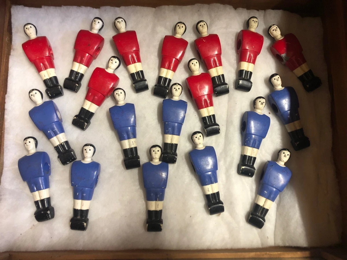 Lot De 2 Figurines Baby-foot Métal - Joueurs Football Usés, à Repeindre / Pour Pièces