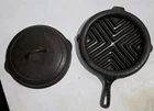 Griswold Cast Iron Broiler Pan B2  with Lid