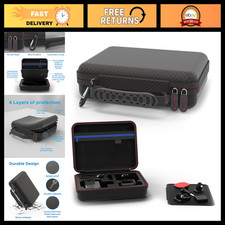 Medium Action Camera Carrying Case - Waterproof, Compact, 7x6x2.5 Inches