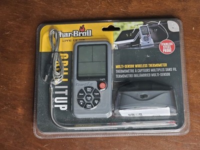Char-Broil NIP Multi-Sensor Wireless Thermometer With Stainless Steel Probe