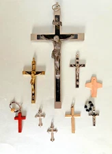 Religiosa Collection Wall Cross Crucifix 9 Pieces