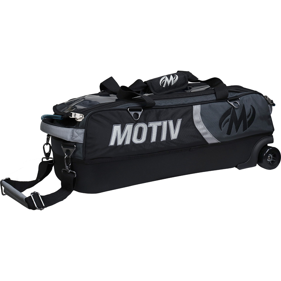 Motiv Apex Covert Black 3 Ball Tote Bowling Bag