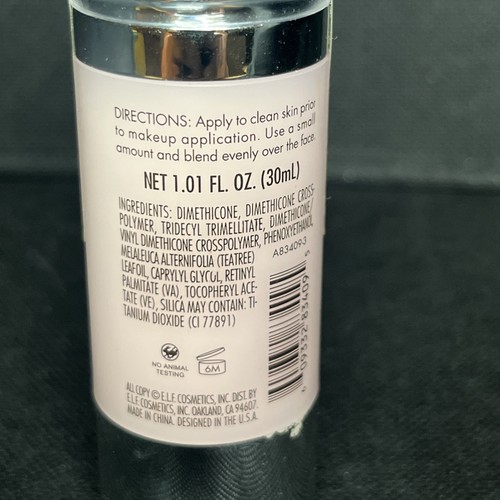 e.l.f. Poreless Face Primer 1.01 oz Silky Skin-Perfecting Lightweight New Sealed - Picture 8 of 8