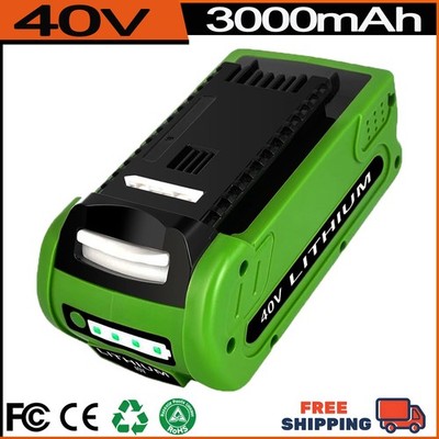 For Greenworks 40V G-MAX 29462 29482 29252 29472 3.0Ah Lithium BAF725 Battery