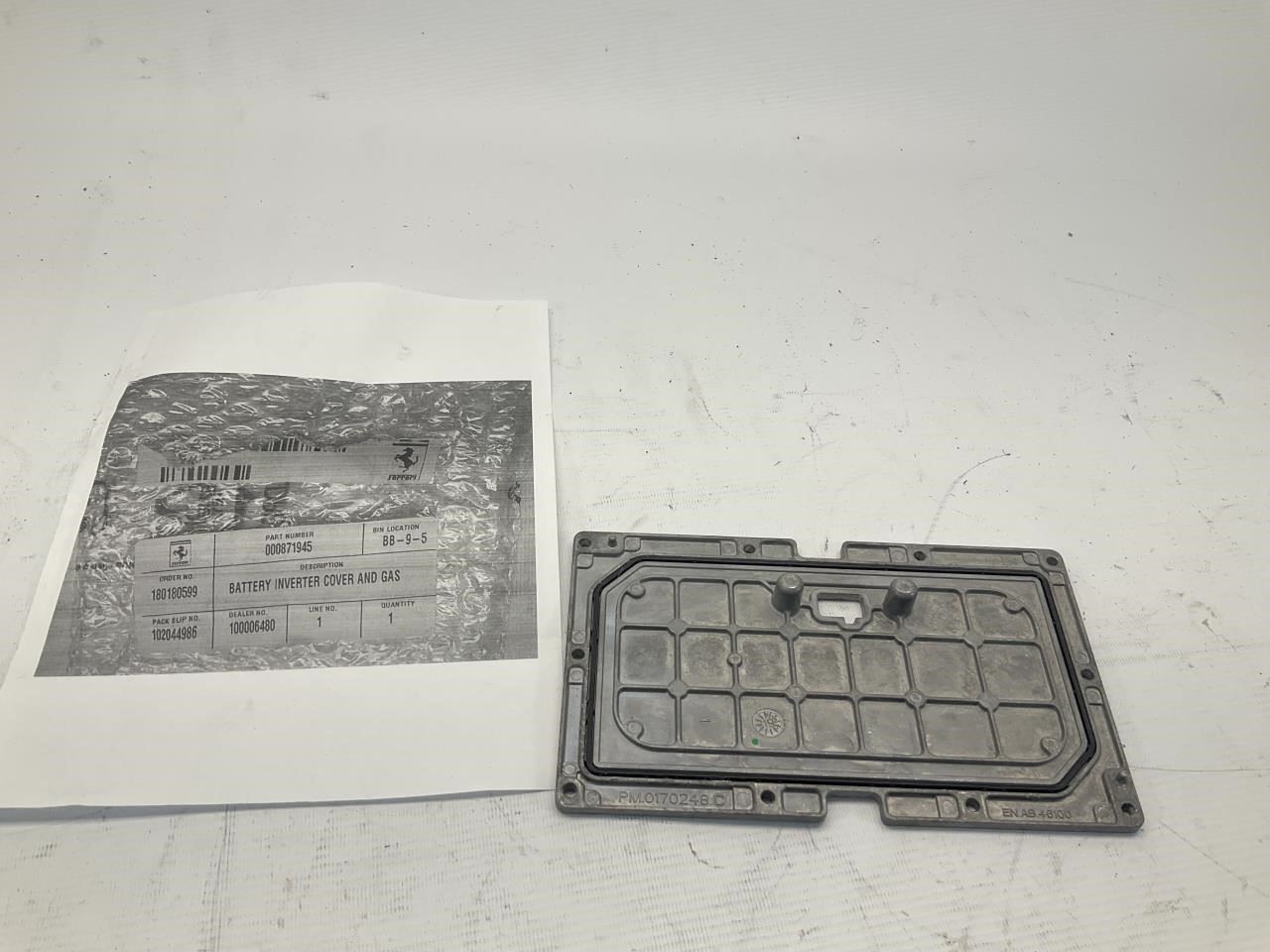 21-25 Ferrari 296 Inverter Cover w/ Gasket Q