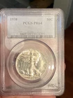 1938 pcgs Proof 64 walking liberty half