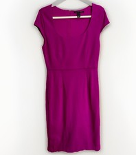 Hot Pink Victorias Secret Lined Scoop Neck Dress 12 Sexy Barbie Coquette