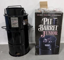 14 in. Pit Barrel Junior Charcoal Smoker Package Black