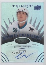 2014 Trilogy Level 2 Rookie Premieres Radiant Blue 24/225 Chris Tierney Auto 0f8