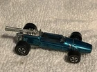Vintage Hot Wheels Redline Brabham Repco F1 Aqua/Blue ? Dark Interior Free Ship
