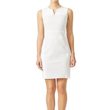 Elie Tahari Anya Sheath Women's Dress Ivory Size 4