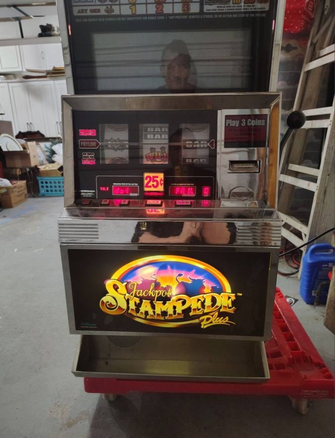 Stampede Plus Slot Machine Quarter Operated Not Working Code