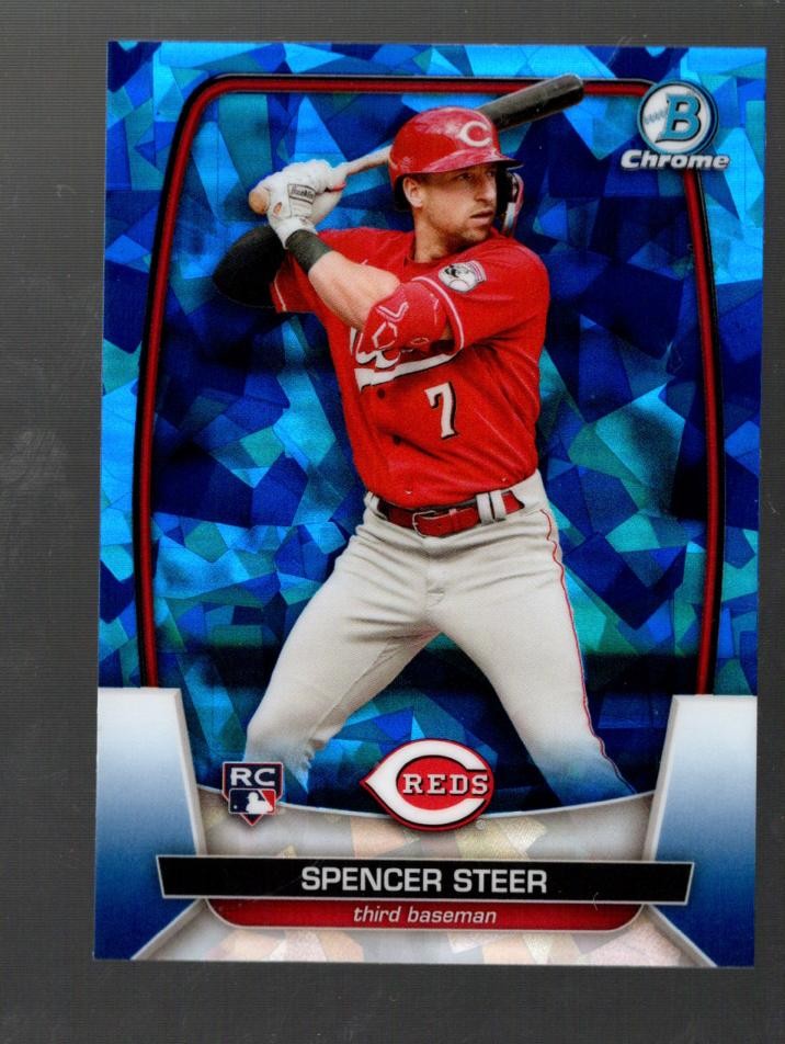 2023 Bowman Chrome Sapphire Edition #52 Spencer Steer