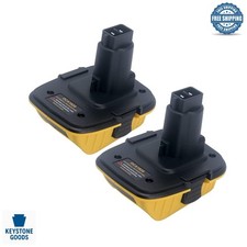 2-Pack 18V to 20V Battery Adapter for Dewalt 18V Tools