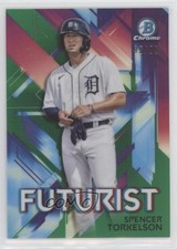 2021 Bowman Futurist Green Refractor 95/99 Spencer Torkelson #FUT-ST 0a9v