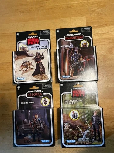 Star Wars Vintage Collection Deluxe Set Sabine Wren & Paz Vizsla Set of 4 Hot!!