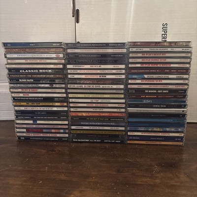 Classic/Rock 63 Cd Lot Dylan/Zz Top/Morrison/Cars/Chicago/Springsteen Read