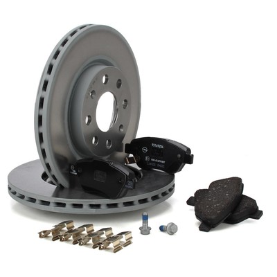 ACDelco Bremsbelag-Haltefedersatz Vorne – GM Original Equipment, Reduziert Lärm, Mit Clips