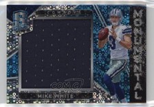 2018 Panini Spectra Monumental Memorabilia Neon Blue Prizm 12/99 Mike White rp9
