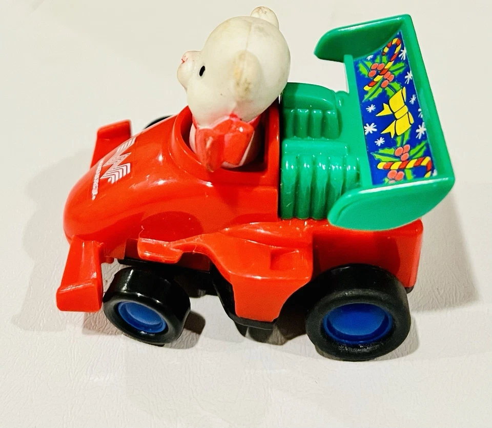 Rare Whataburger HOLIDAY Pull-Back Racer Kid's Meal Toy Vintage - Image 2 of 4