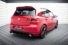 Maxton Design Street Pro Heck Ansatz Flaps Diffusor passend für VW Golf GTI Mk6