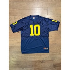 Nike Tom Brady Michigan Wolverines Jersey Mens 52 XL Navy Authentic Football
