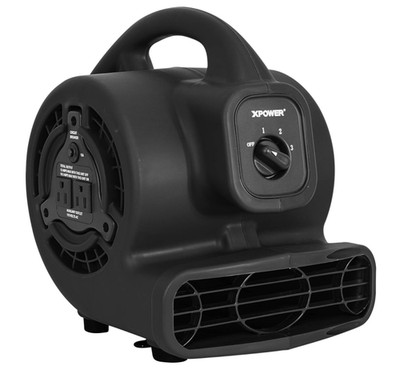 P-80A Mini Mighty 138 W 600 CFM Centrifugal Air Mover, Carpet Dryer, Floor Fan