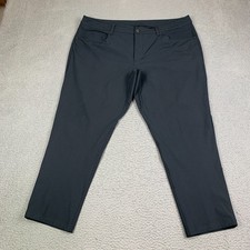 Lululemon ABC Pants Men's 40x27 Gray Slim-Fit Trousers Warpstreme LM5AD7S