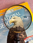 Handheld Magnifying Glass Magnifier, Black Handle, Black Color — photo 1