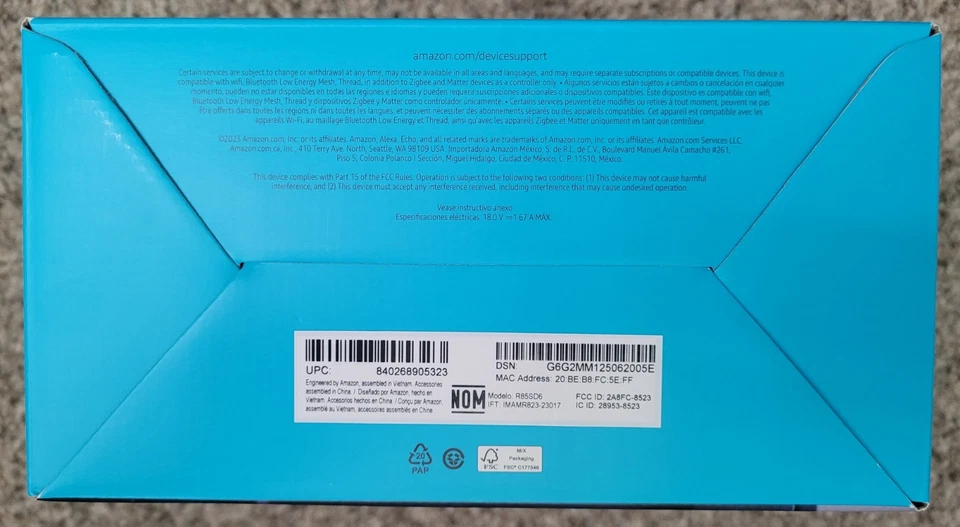 Amazon Echo Show 8 3rd Generation Black New in Box - Image 3 of 4