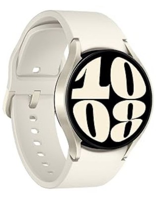Samsung Galaxy Watch6 SM-R940 44mm Aluminum Case- White Band New Open Box