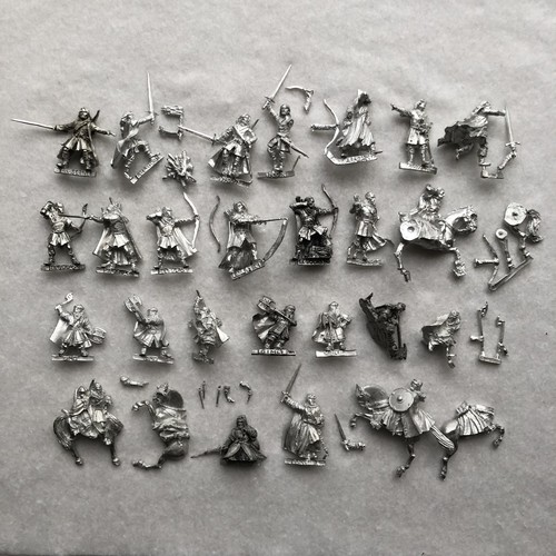 FELLOWSHIP ARAGORN LEGOLAS GIMLI BOROMIR - Metal LOTR Lord of the Rings MESBG