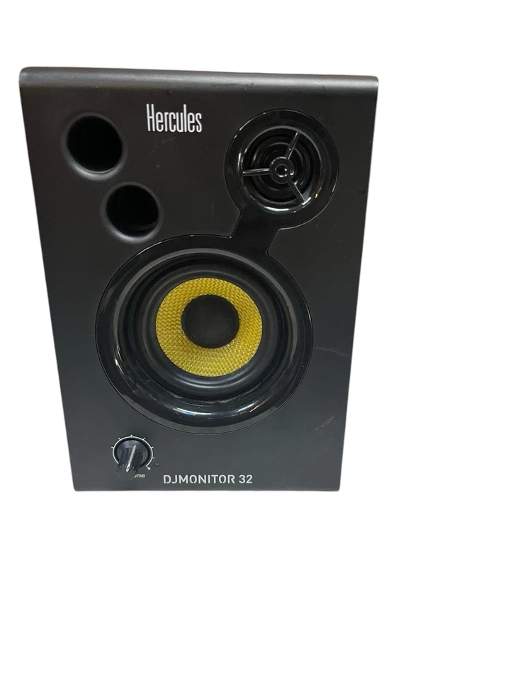 Single Hercules DJMonitor 32 Studio DJ Monitor Alto-falante Ativo Preto Testado - Imagem 2 de 4