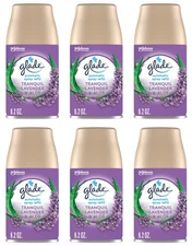 6 PK Glade Automatic Spray Refill, Tranquil Lavender & Aloe, 6.2 oz