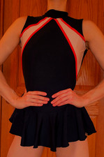 Ice Figure Skating Dress Adult Medium AM Leotard Dance Costume Aerialist