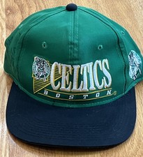Signed Xavier McDaniel VTG Boston Celtics Youngan Triangle Logo Snapback Hat NBA
