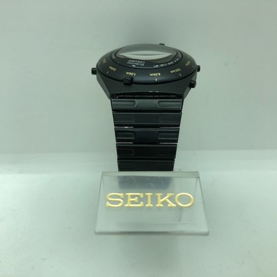 w2359] SEIKO A828-4000 All original Giugiaro Battery replaced