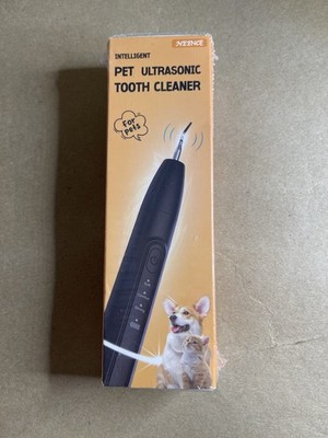 NEENCE Dog Electric Toothbrush Ultrasonic Teeth Cleaner with LED Light for Dogs
