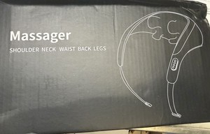 Neck Massager for Shoulder Back Waist Legs, Black CE Certified 5V