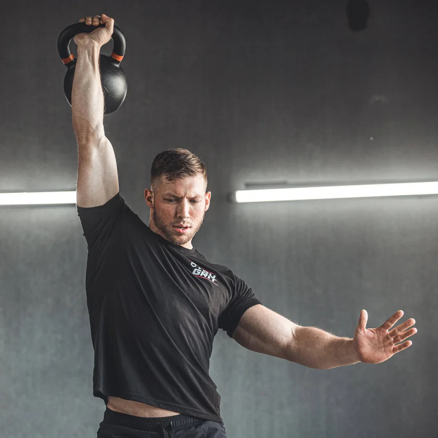 Heavy Duty Kettlebell Cast Iron 20lb Balanced Weight Strength Fitness & Training thumbnail 3