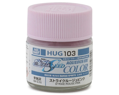 GSI Creos Mr. Hobby Strike Rouge Gundam Pink Acrylic 10ml Semi-Gloss GUZHUG103