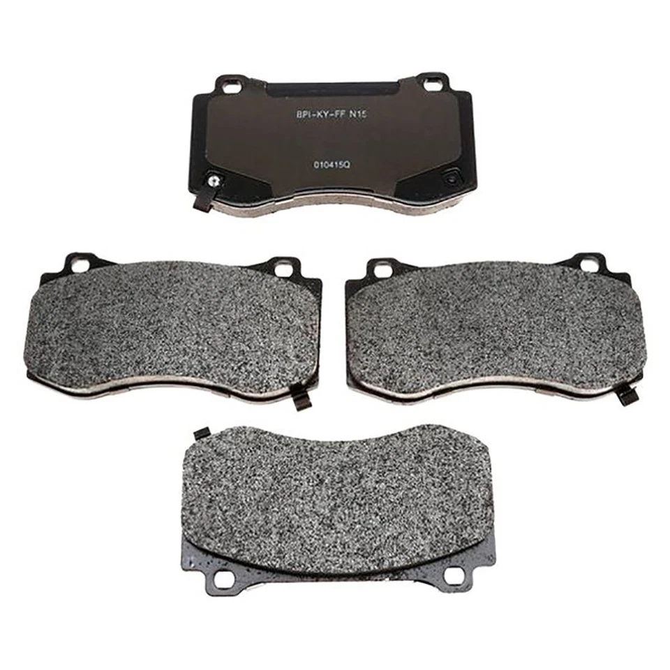 Rotores de freno delanteros + pastillas de freno metálicas y accesorios para Dodge Charger 2007-2018 Foto 2 de 4