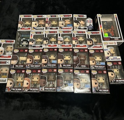 Funko Stranger Things Pop! Mixed Lot Vinyl Figures Boxed Amazon/Target/Walmart