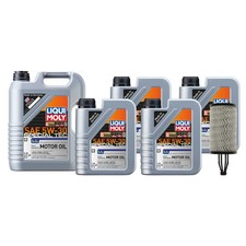 9L Liqui Moly Special Tec LL 5W-30 Mahle Engine Oil Change Kit for C207 E550 V8