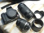 Canon EOS Rebel XS 1000D Digital SLR Camera 2 AF Lenses, 2 Batteries, Charger ++ — photo 4