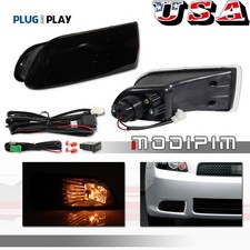 For 2005-2010 Scion Tc Fog Lights Smoked Lens Front Bumper Driving Lampswitch
