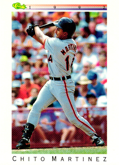 1992 Classic White- Chito Martinez #T56